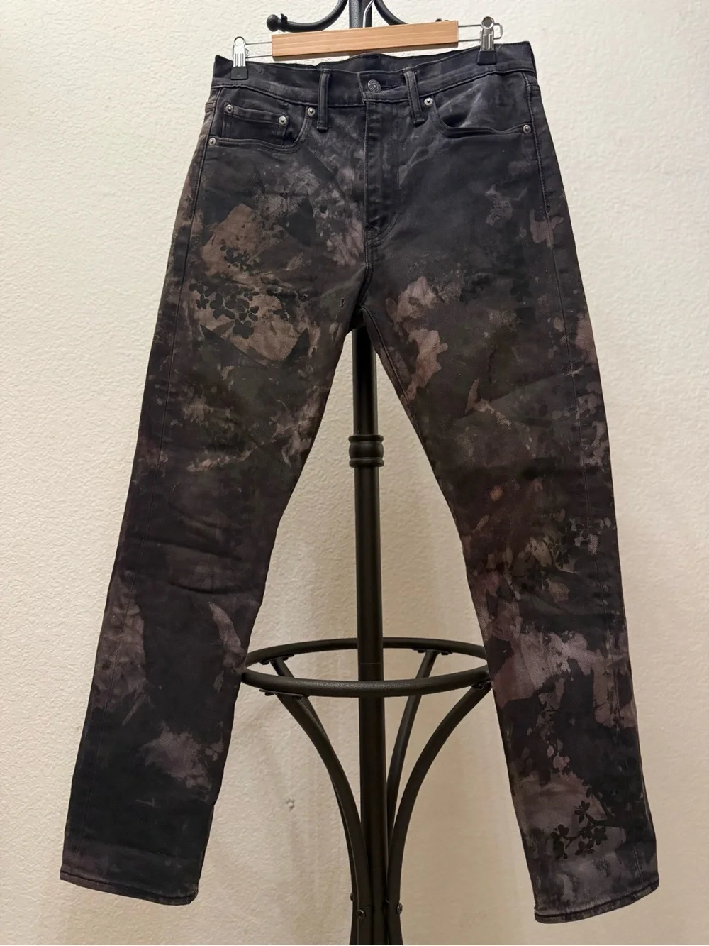 Custom Levi's 522 Slim Tapered Ice-Dyed Jeans [30x30]